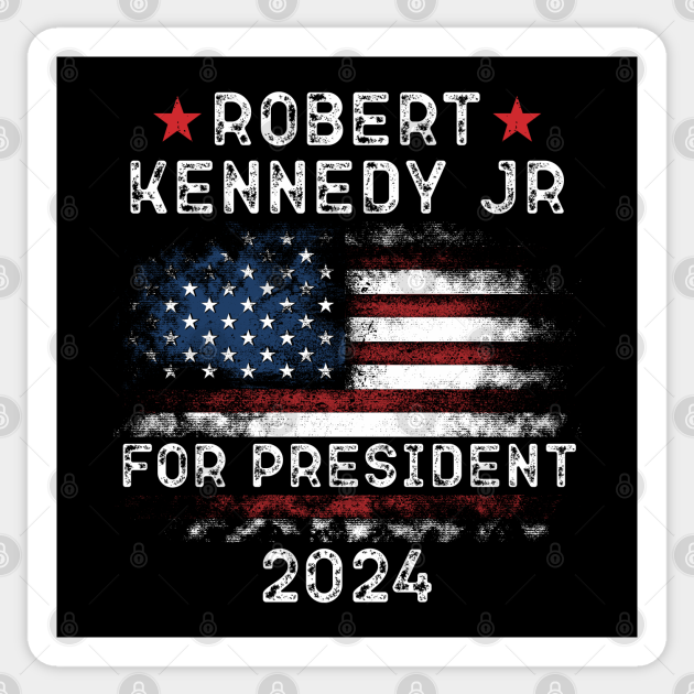 Kennedy 2024 For President RFK JR 2024 Kennedy Sticker TeePublic